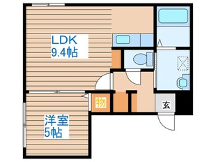 ブロッサムⅡの物件間取画像